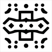 Attractive and beautiful geometric pattern design vector