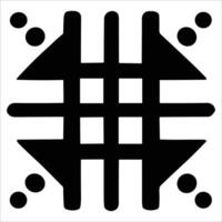 Attractive and beautiful geometric pattern design vector