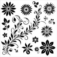 Beautiful floral pattern design vector