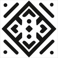 Attractive and beautiful geometric pattern design vector