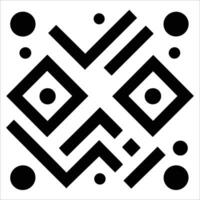 Attractive and beautiful geometric pattern design vector