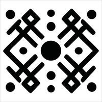 Attractive and beautiful geometric pattern design vector