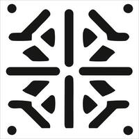 Attractive and beautiful geometric pattern design vector