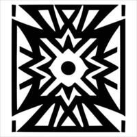 Attractive and beautiful geometric pattern design vector
