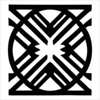 Attractive and beautiful geometric pattern design vector