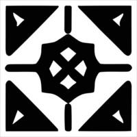 Attractive and beautiful geometric pattern design vector