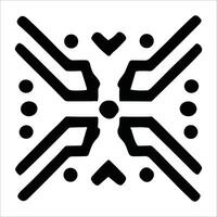 Attractive and beautiful geometric pattern design vector