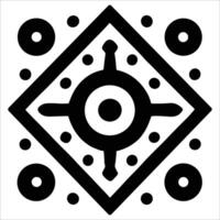 Attractive and beautiful geometric pattern design vector