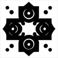 Attractive and beautiful geometric pattern design vector
