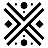Attractive and beautiful geometric pattern design vector