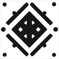 Attractive and beautiful geometric pattern design vector