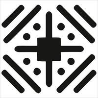 Attractive and beautiful geometric pattern design vector