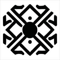 Attractive and beautiful geometric pattern design vector