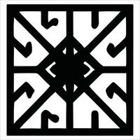 Attractive and beautiful geometric pattern design vector