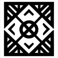 Attractive and beautiful geometric pattern design vector