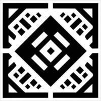 Attractive and beautiful geometric pattern design vector