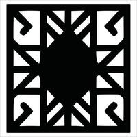 Attractive and beautiful geometric pattern design vector