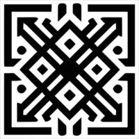 Attractive and beautiful geometric pattern design vector