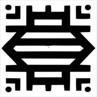 Attractive and beautiful geometric pattern design vector