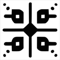 Attractive and beautiful geometric pattern design vector
