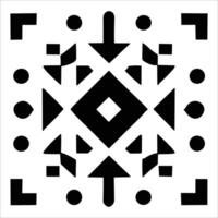 Attractive and beautiful geometric pattern design vector