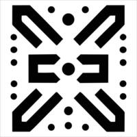 Attractive and beautiful geometric pattern design vector