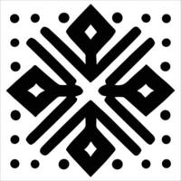 Attractive and beautiful geometric pattern design vector