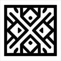 Attractive and beautiful geometric pattern design vector