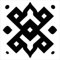 Attractive and beautiful geometric pattern design vector