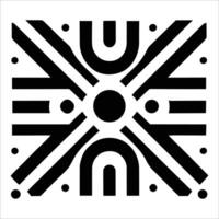 Attractive and beautiful geometric pattern design vector