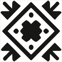 Attractive and beautiful geometric pattern design vector