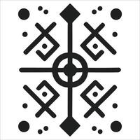Attractive and beautiful geometric pattern design vector
