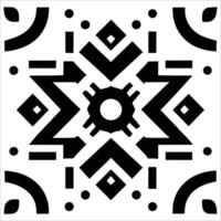 Attractive and beautiful geometric pattern design vector