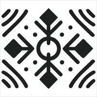 Attractive and beautiful geometric pattern design vector