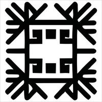 Attractive and beautiful geometric pattern design vector