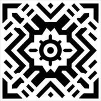 Attractive and beautiful geometric pattern design vector