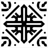 Attractive and beautiful geometric pattern design vector
