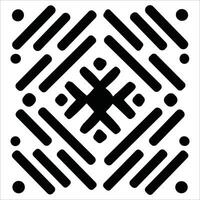 Attractive and beautiful geometric pattern design vector