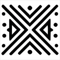 Attractive and beautiful geometric pattern design vector