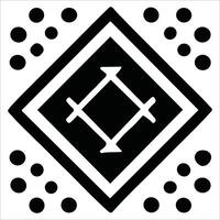 Attractive and beautiful geometric pattern design vector