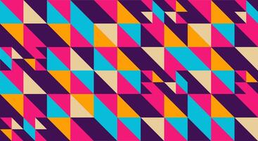 Modern And Colorful abstract Geometric Shape Pattern Background. vector