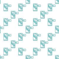 Smartphone with Candlestick Chart price movements seamless pattern in outline style vector