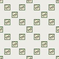 Day Trading in Web Browser Crypto Trading colored seamless pattern vector