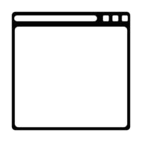 Browser icon, wed, internet vector
