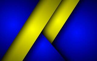 Abstract geometric theme blue and yellow squares overlapping background for graphic design vector