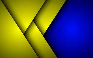 Abstract geometric theme blue and yellow squares overlapping background for graphic design vector