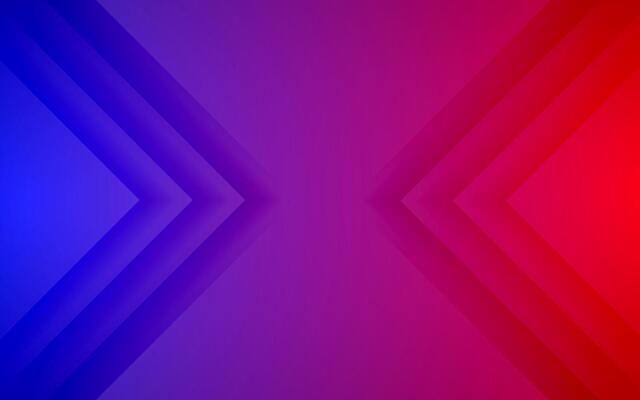 3D abstract background overlapping layers on space with colorful arrow decoration. Motion style concept modern graphic design element