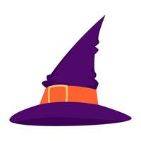 Halloween Witch Hat Ornament vector