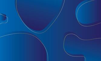 Dynamic fluid in blue, Abstract background vector