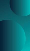 Gradient abstract round green background vector